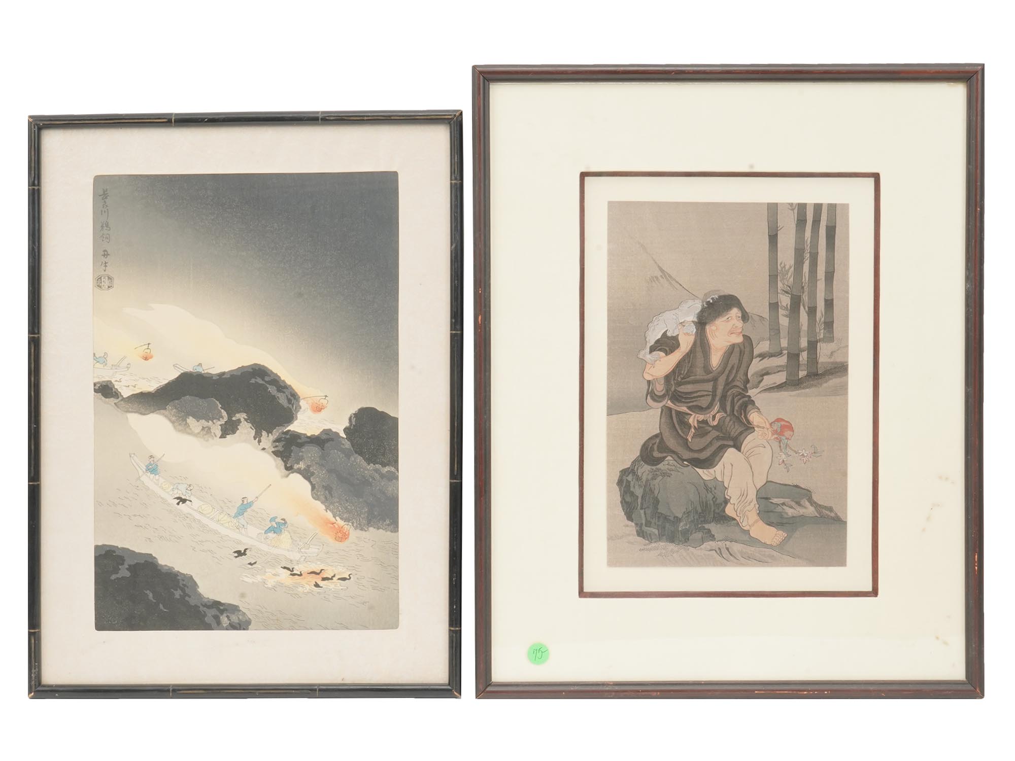 COLLECTION OF UKIYO E JAPANESE WOODBLOCK PRINTS PIC-2